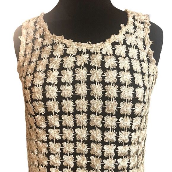 Freeway Floral Crochet Top Sz S - Picture 3 of 10